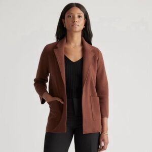 Quince - 100% Organic Cotton Knit Blazer